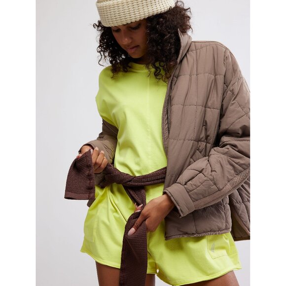 FP Movement by Free People Pants - FP MOVEMENT Hot Shot Tee Romper / Sour Citrus